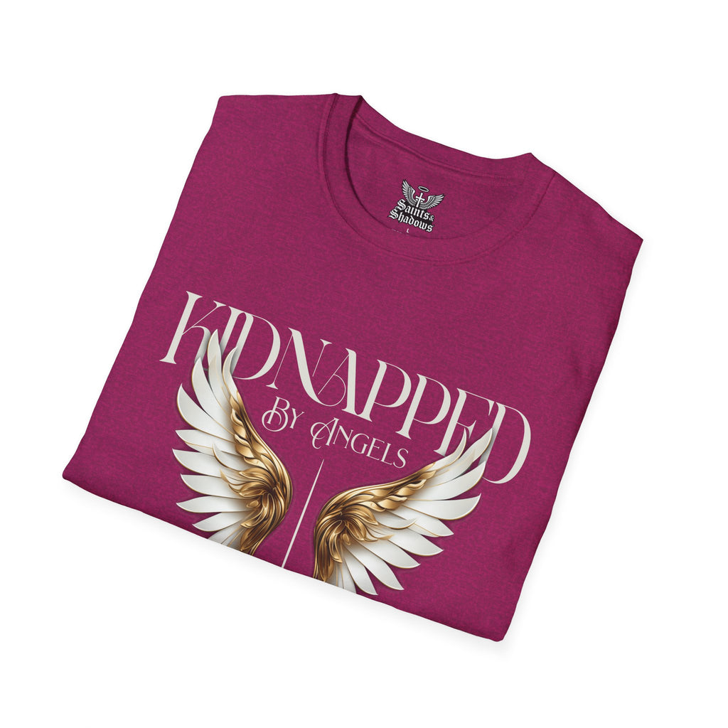 Saints and Shadows - Kidnapped, Angelic Artwork Unisex Softstyle T-Shirt, Casual Wear