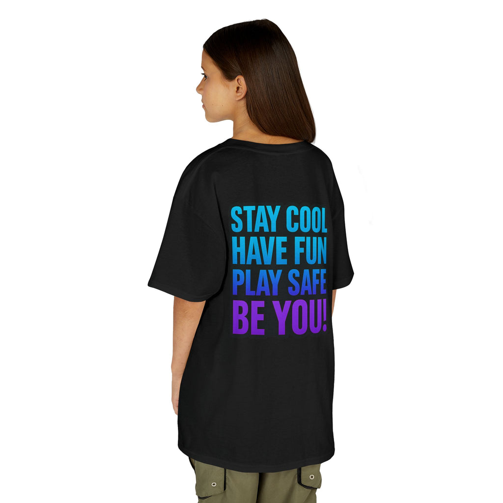DJ KAT PAWS - Fun Skater Cat Design, Youth Summer T-Shirt, Cool Kids Apparel, Birthday Gift, Trendy Casual Wear