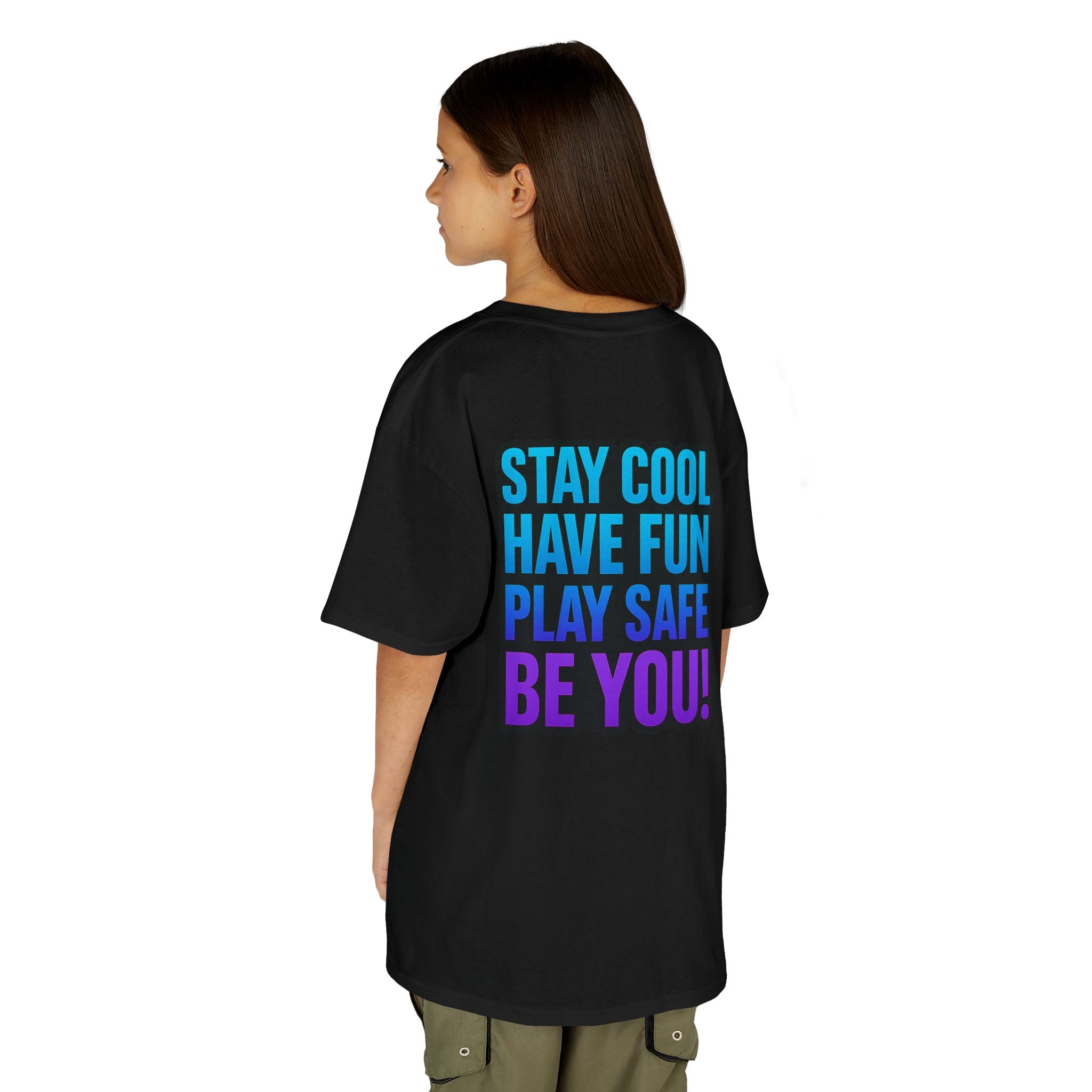 DJ KAT PAWS - Fun Skater Cat Design, Youth Summer T-Shirt, Cool Kids Apparel, Birthday Gift, Trendy Casual Wear