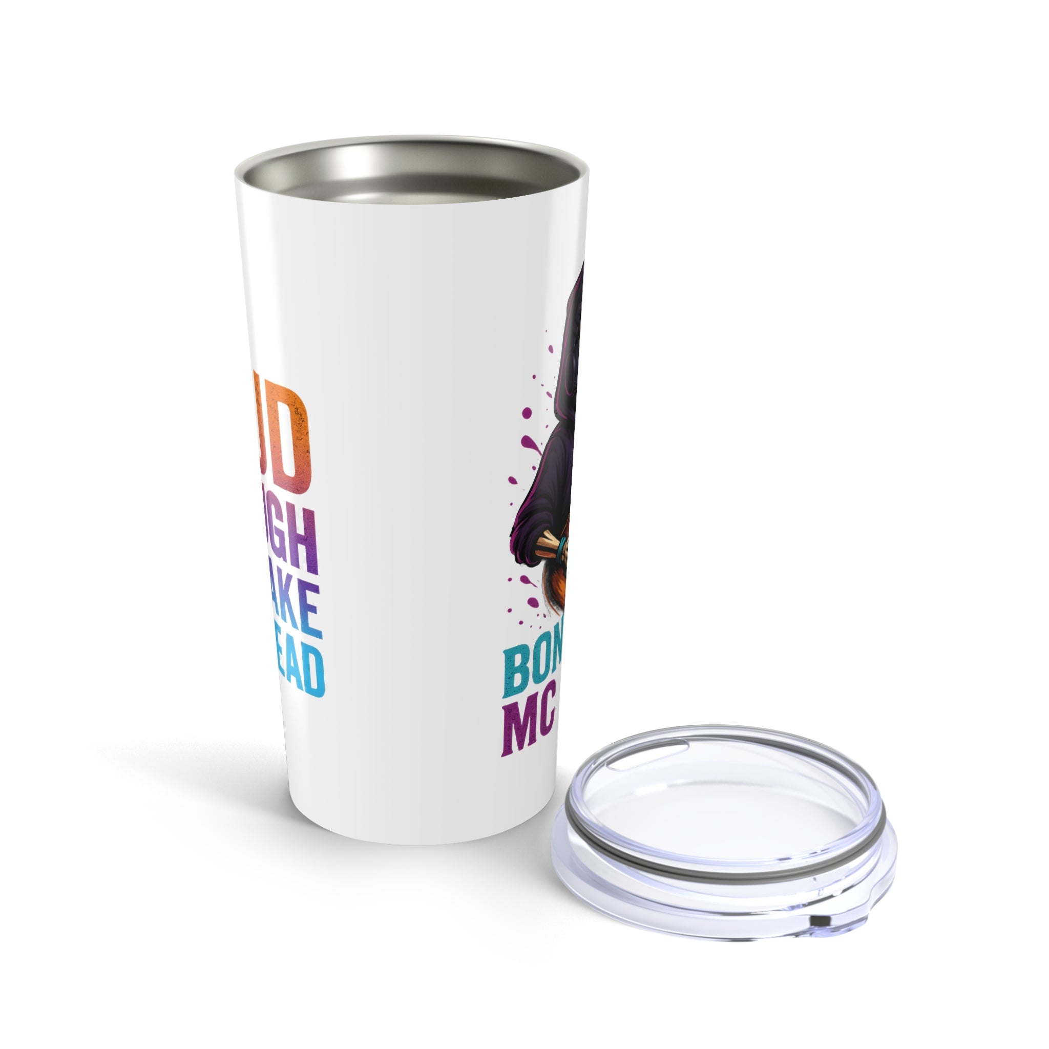 Bone Jams – MC Bonez 20oz Tumbler | Music Vibe Travel Mug for Music Lovers, Cool Drinkware & Party Gift