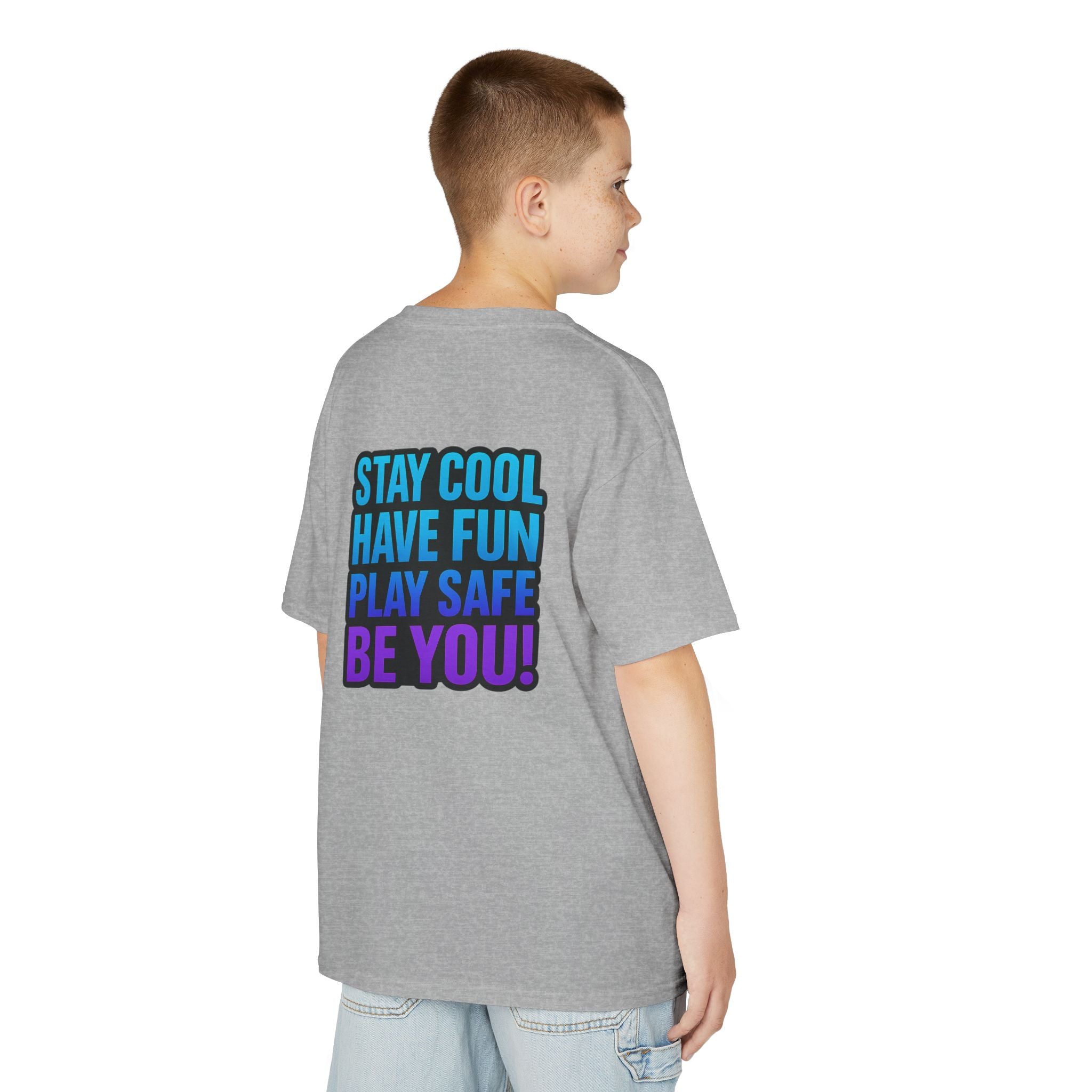 DJ KAT PAWS - Fun Skater Cat Design, Youth Summer T-Shirt, Cool Kids Apparel, Birthday Gift, Trendy Casual Wear