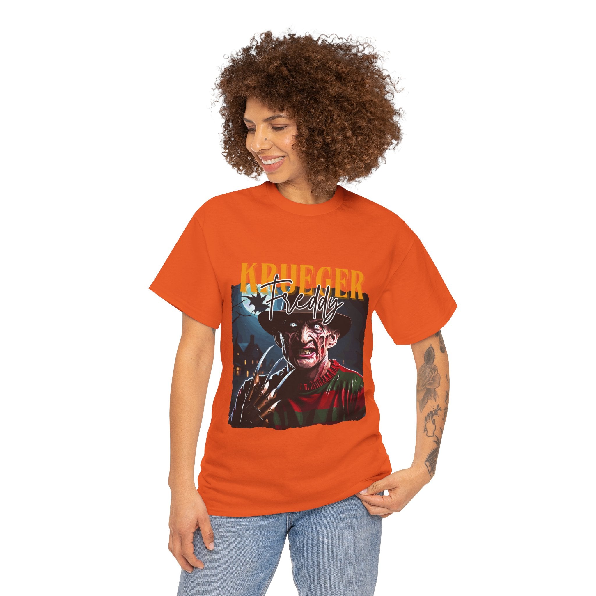 Freddy Krueger, Horror Graphic Tee, Unisex Cotton Shirt, Halloween Costume, Horror Movie Gift, Spooky T-Shirt, Horror Fan Apparel