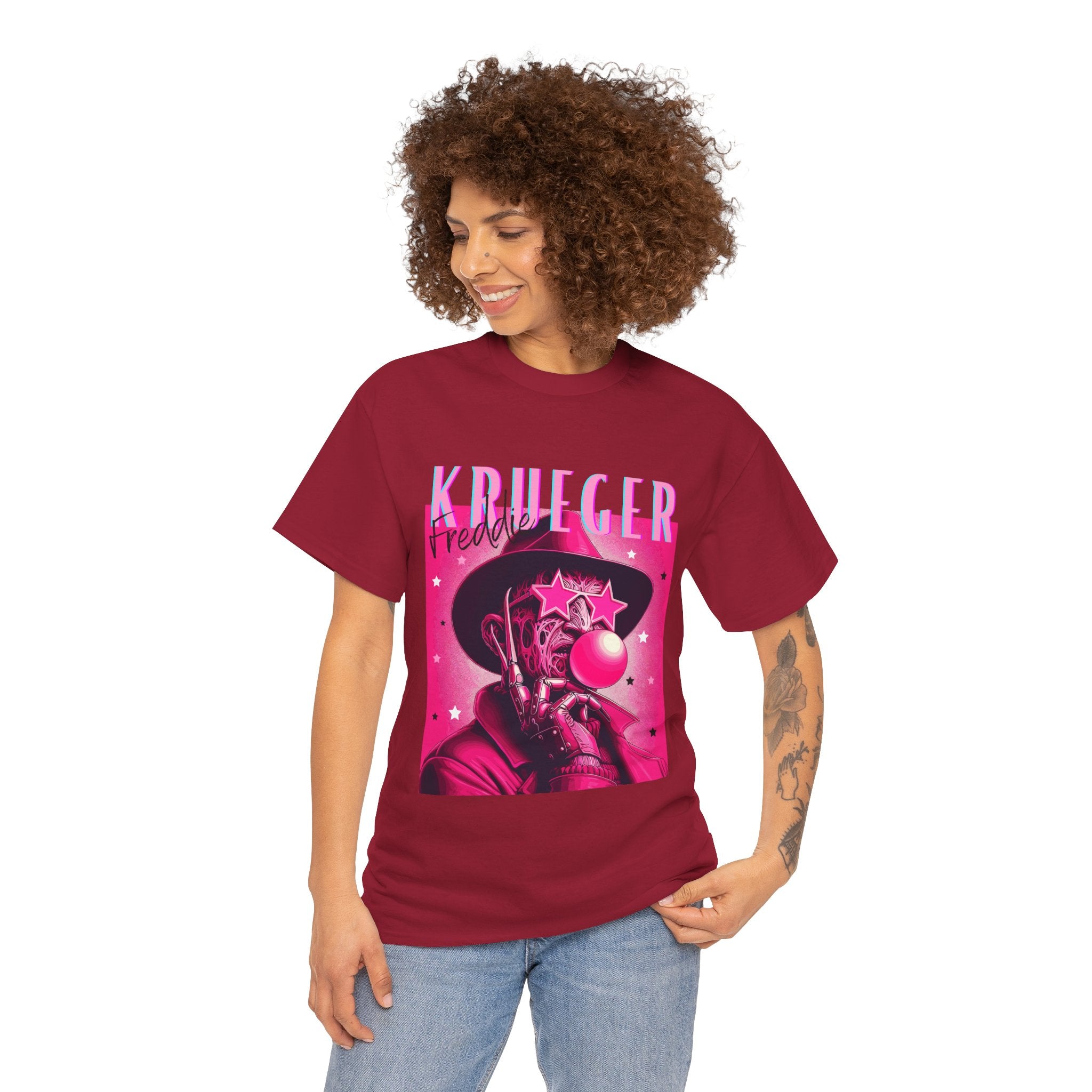 Freddie Kruger, Horror Graphic Tee, Unisex Cotton Shirt, Halloween Costume, Horror Movie Gift, Spooky T-Shirt, Horror Fan Apparel