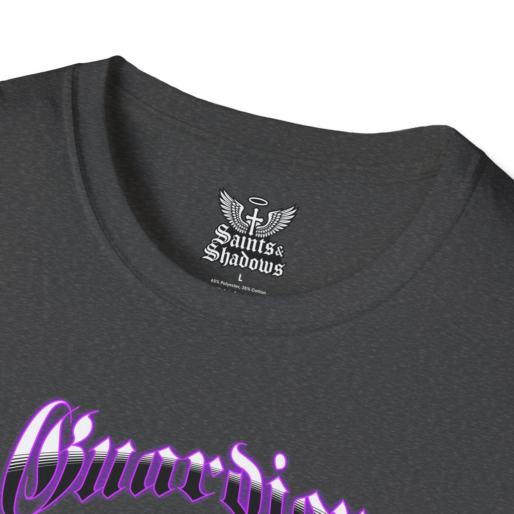 Saints and Shadows - Guardian Angel, Angelic Artwork Unisex Softstyle T-Shirt, Casual Wear