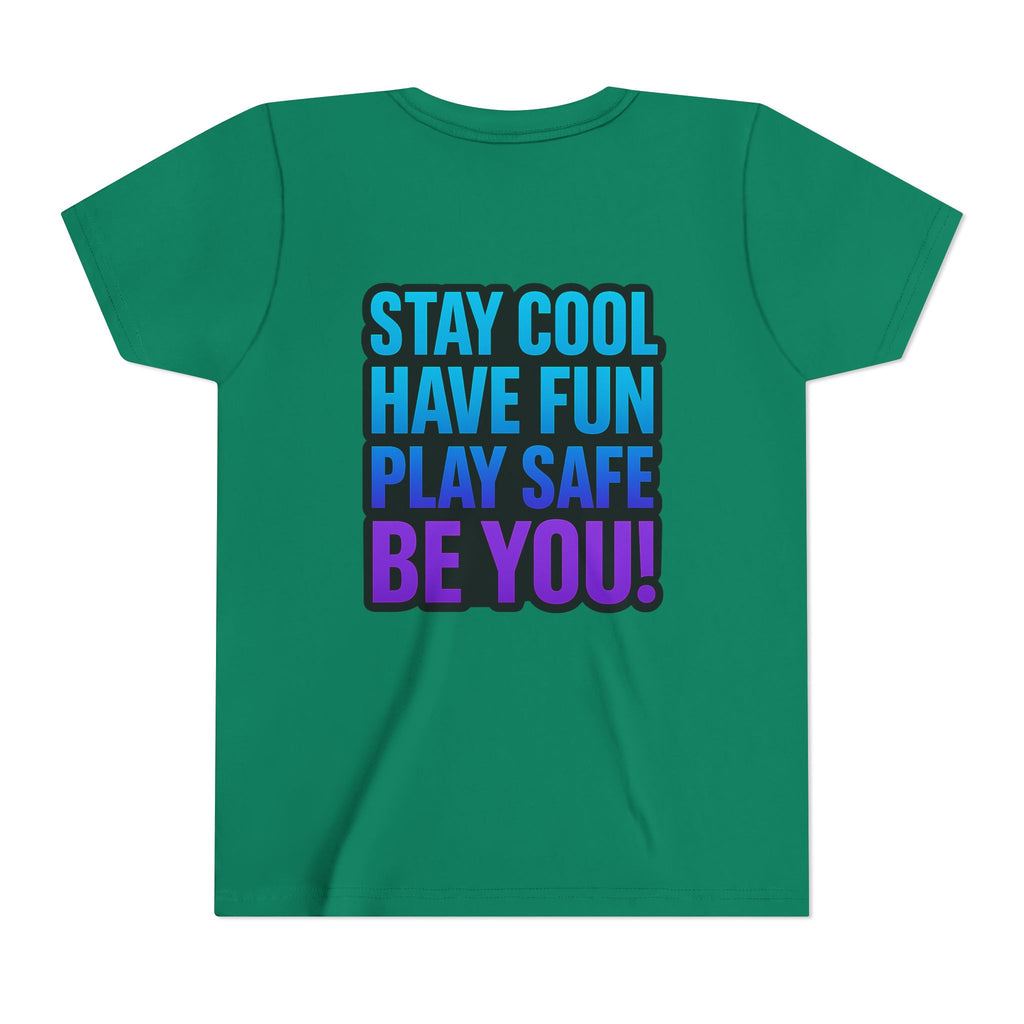 DJ KAT PAWS – Purr-fectly Rad Baseball Youth Tee | Fun Kids Graphic Shirt, Cool Cat Design, Perfect for Birthdays, Playdates & Sports Events