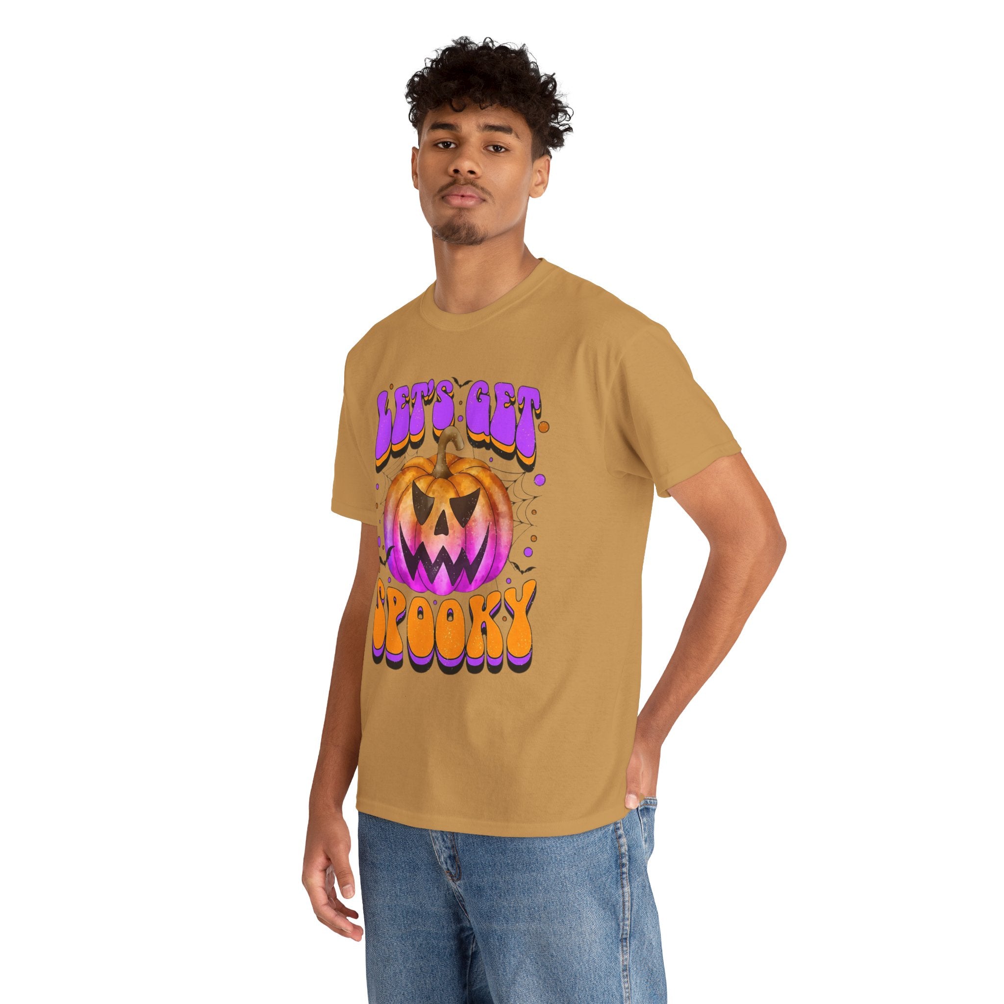 Halloween Spooky Pumpkin Tee, Unisex Cotton Shirt, Halloween Costume, Fall Festivities, Trick or Treat