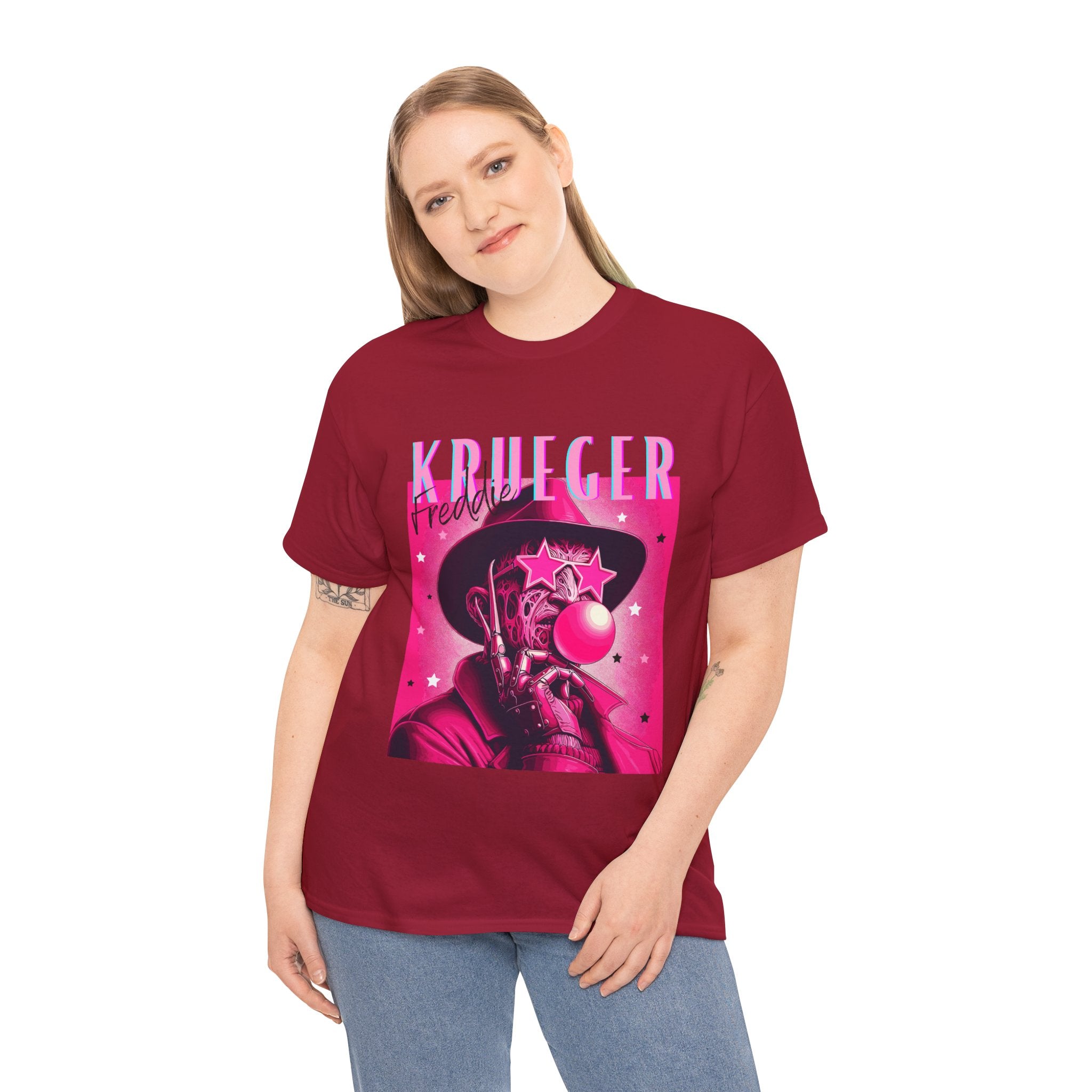 Freddie Kruger, Horror Graphic Tee, Unisex Cotton Shirt, Halloween Costume, Horror Movie Gift, Spooky T-Shirt, Horror Fan Apparel