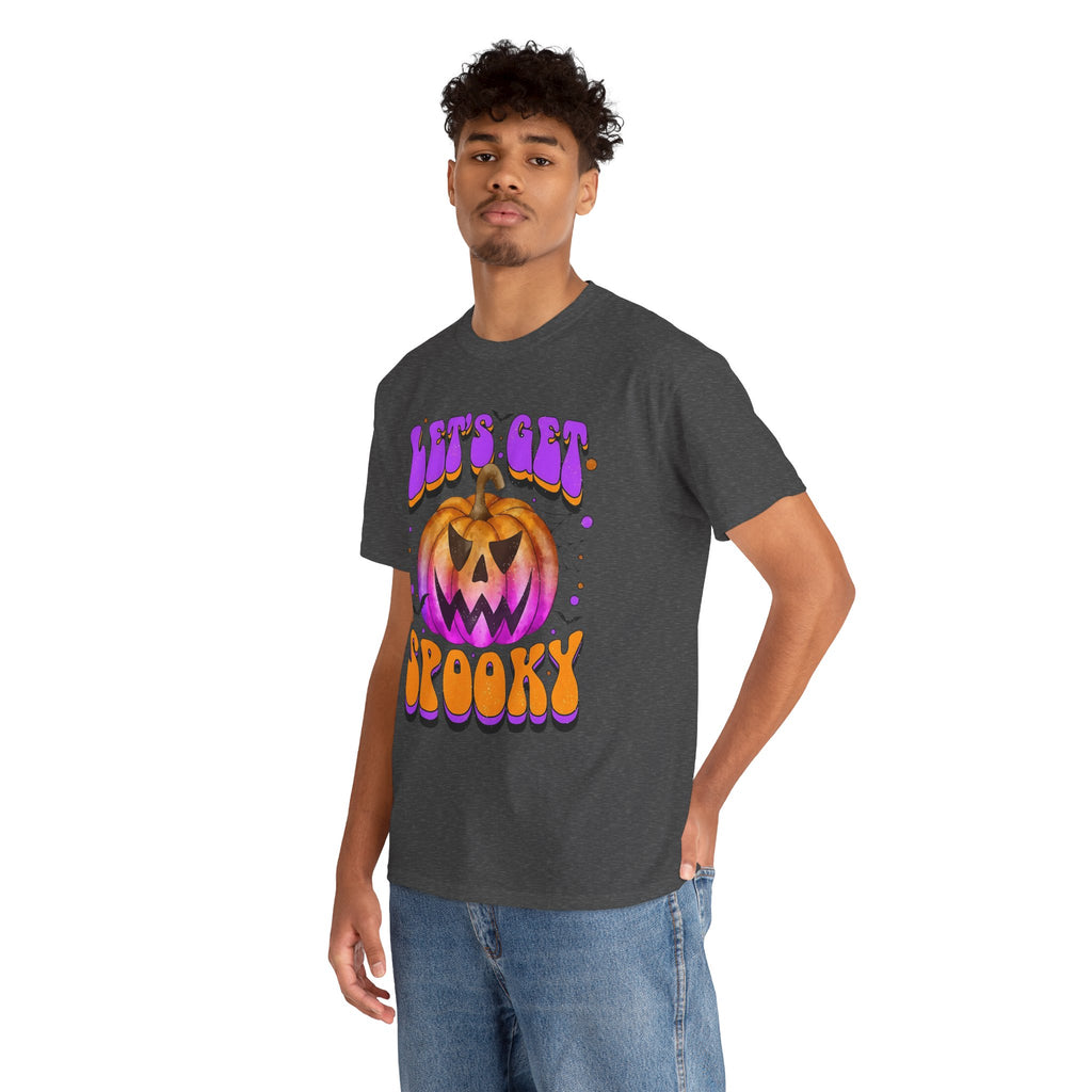 Halloween Spooky Pumpkin Tee, Unisex Cotton Shirt, Halloween Costume, Fall Festivities, Trick or Treat