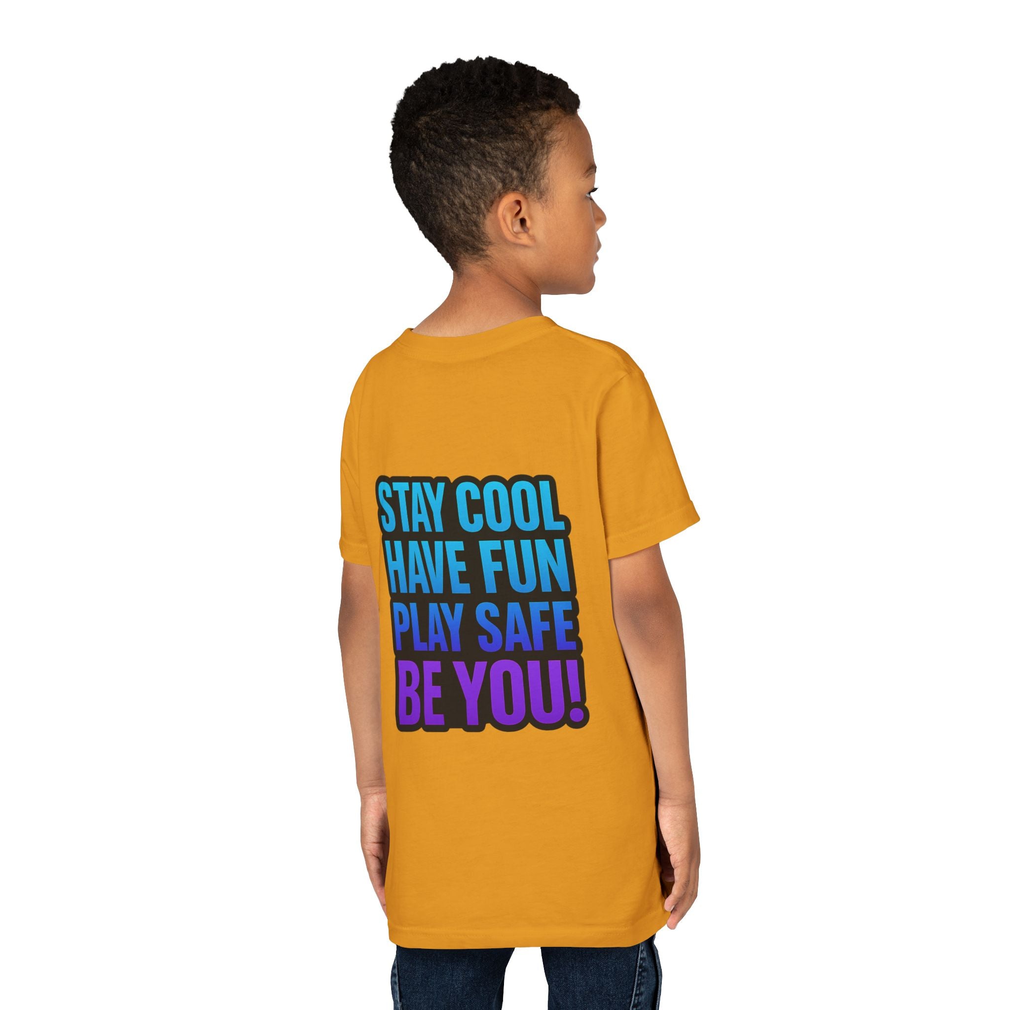 DJ KAT PAWS Paw-sitively Shredding, Skateboarding Youth Tee | Fun Summer Shirt, Motivational Kids T-Shirt, Birthday Gift for Boys & Girls