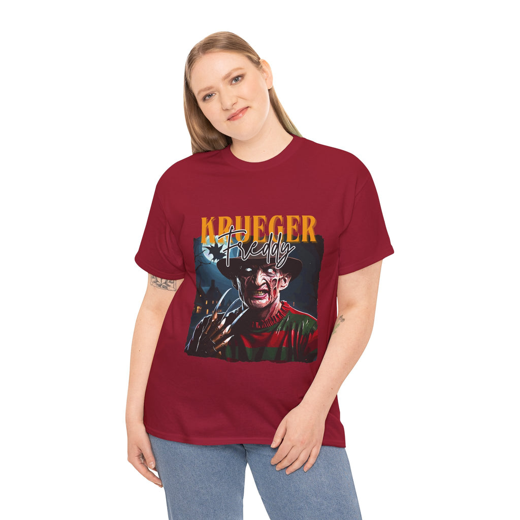 Freddy Krueger, Horror Graphic Tee, Unisex Cotton Shirt, Halloween Costume, Horror Movie Gift, Spooky T-Shirt, Horror Fan Apparel