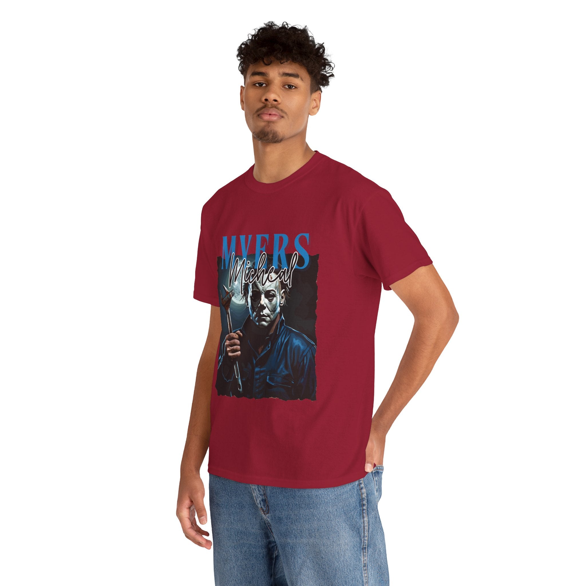 Michael Myers - Horror Graphic Tee, Unisex Cotton Shirt, Halloween Costume, Horror Movie Gift, Spooky T-Shirt, Horror Fan Apparel