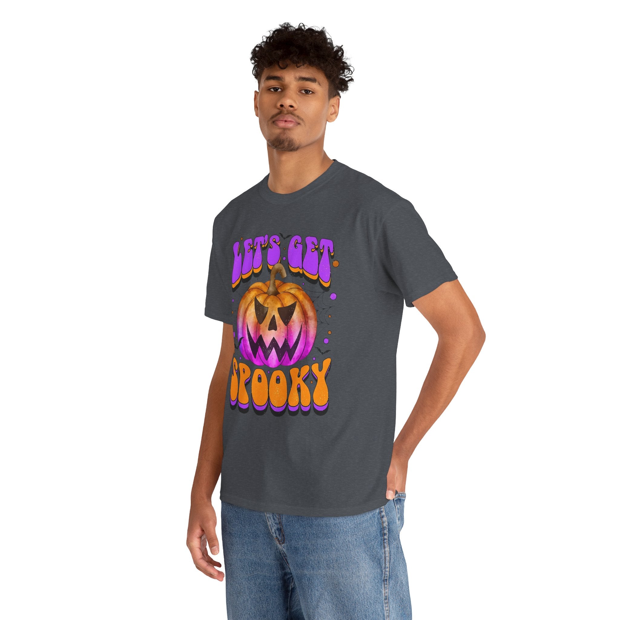 Halloween Spooky Pumpkin Tee, Unisex Cotton Shirt, Halloween Costume, Fall Festivities, Trick or Treat