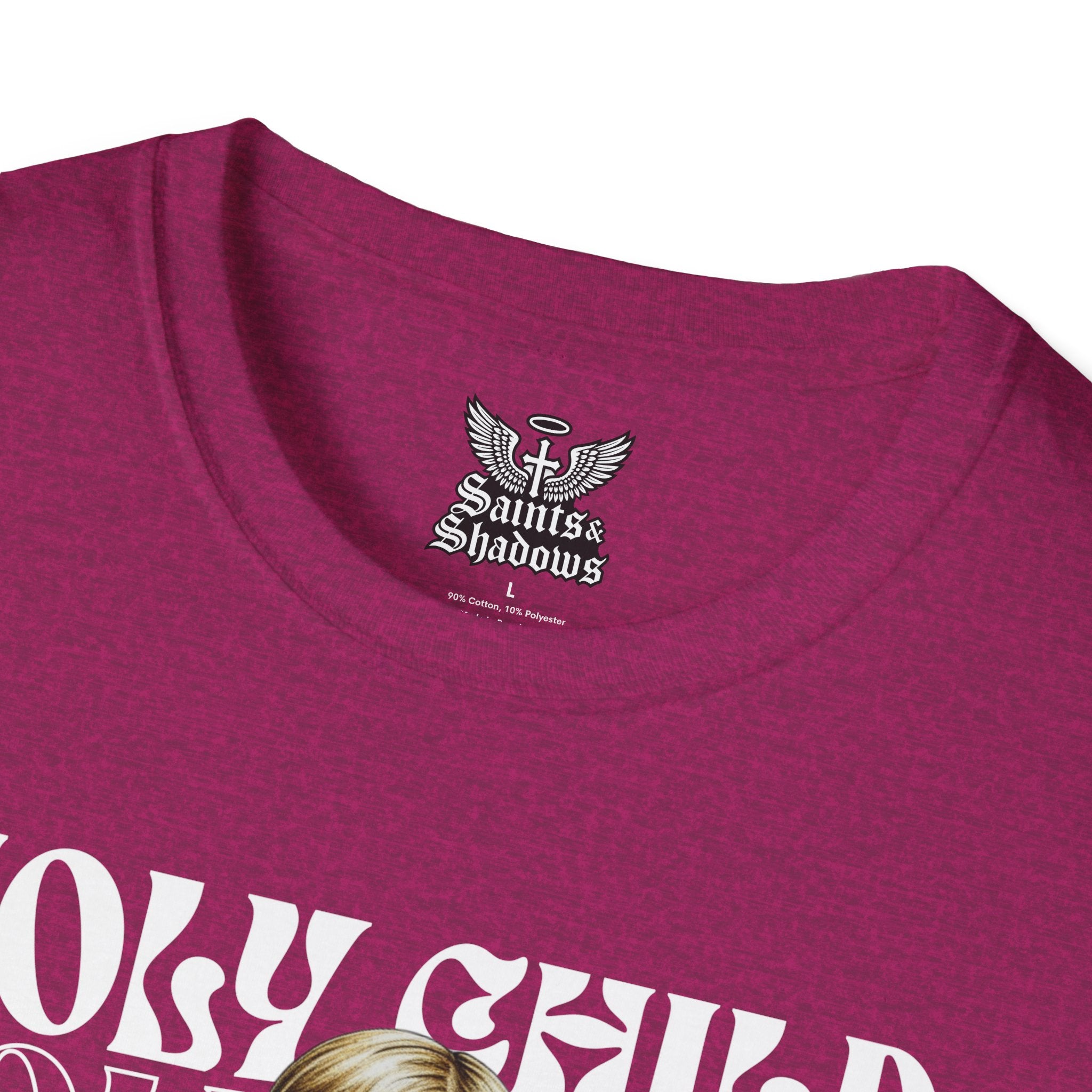 Saints and Shadows - Holy Child, Angelic Artwork Unisex Softstyle T-Shirt, Casual Wear