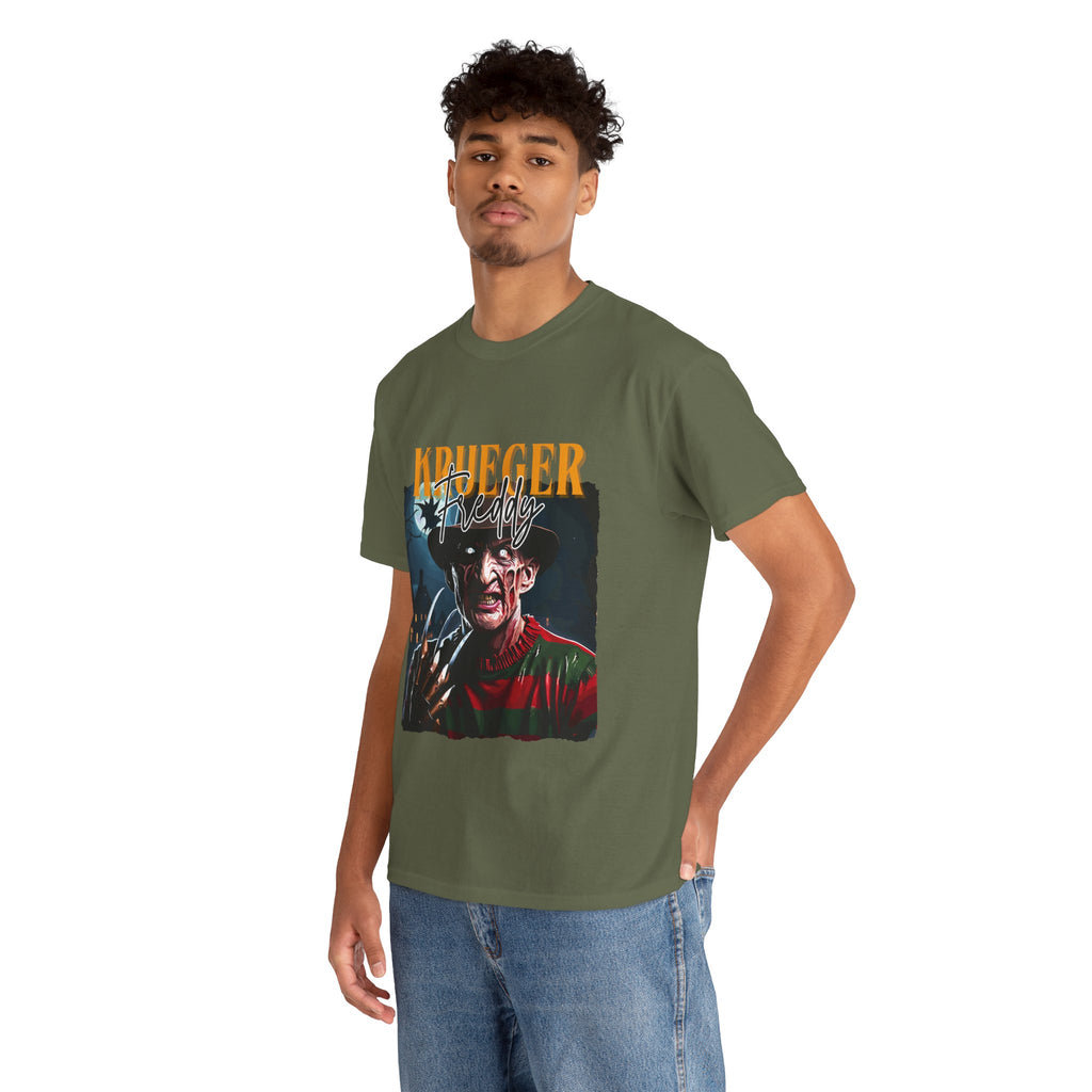 Freddy Krueger, Horror Graphic Tee, Unisex Cotton Shirt, Halloween Costume, Horror Movie Gift, Spooky T-Shirt, Horror Fan Apparel