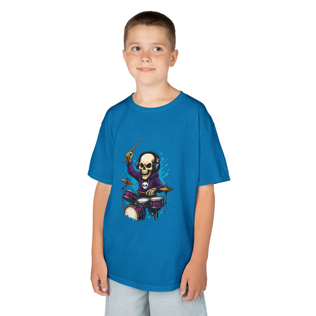 Bone Jams MC Bonez Kids Tee, Drumming Up The Dead