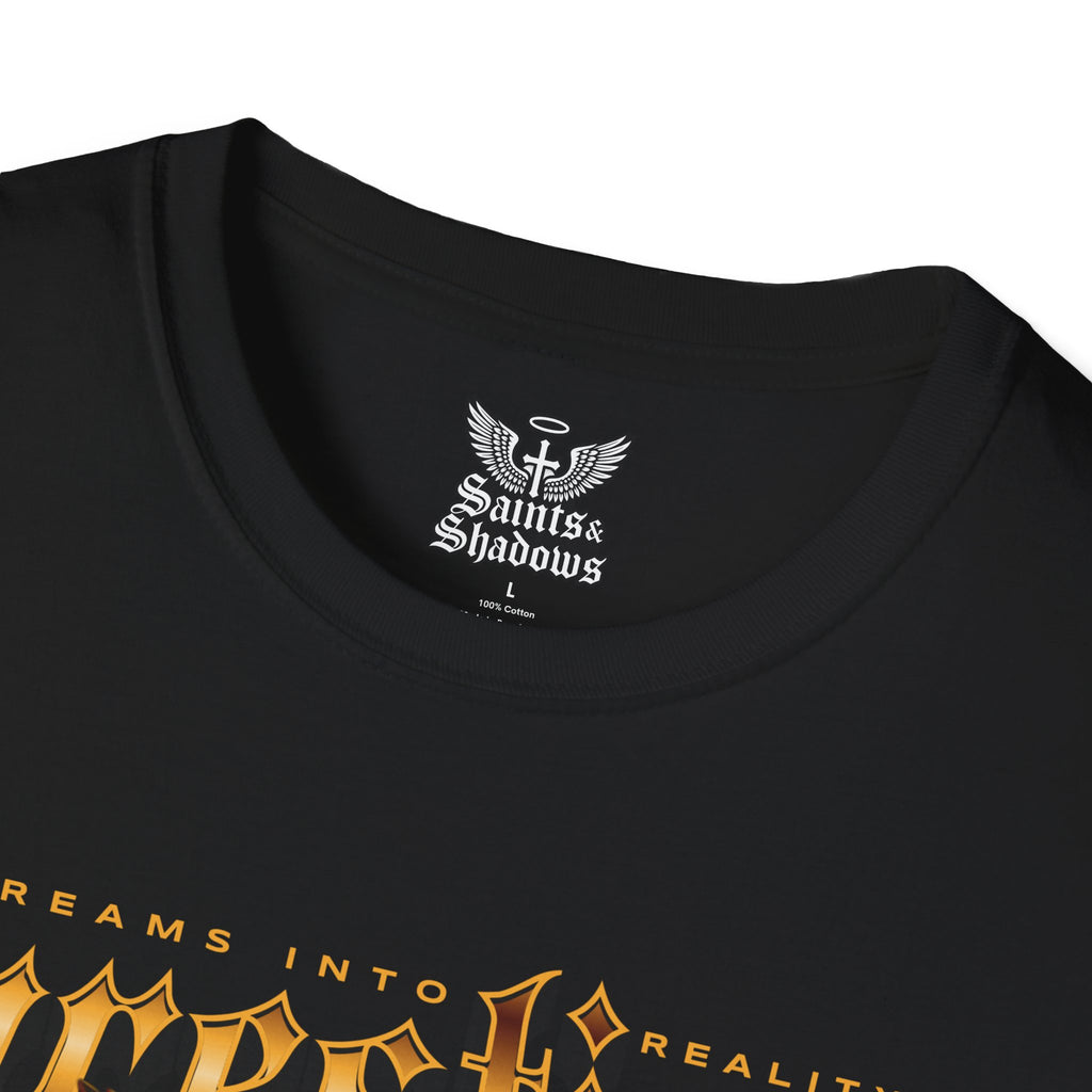 Saints and Shadows - Prestige, Angelic Artwork Unisex Softstyle T-Shirt, Casual Wear