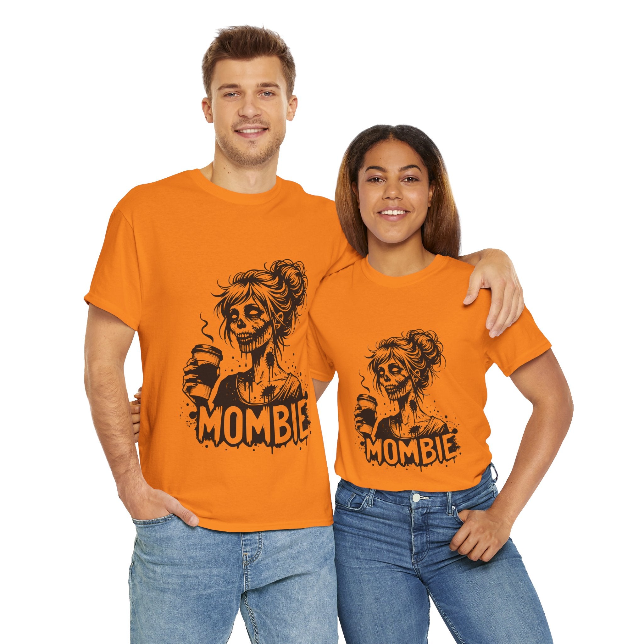 Mombie Unisex Tee, Perfect for Halloween, Gift for Moms, Relaxed Fit, Funny T-Shirt, Unique Graphic Tee, Casual Wear