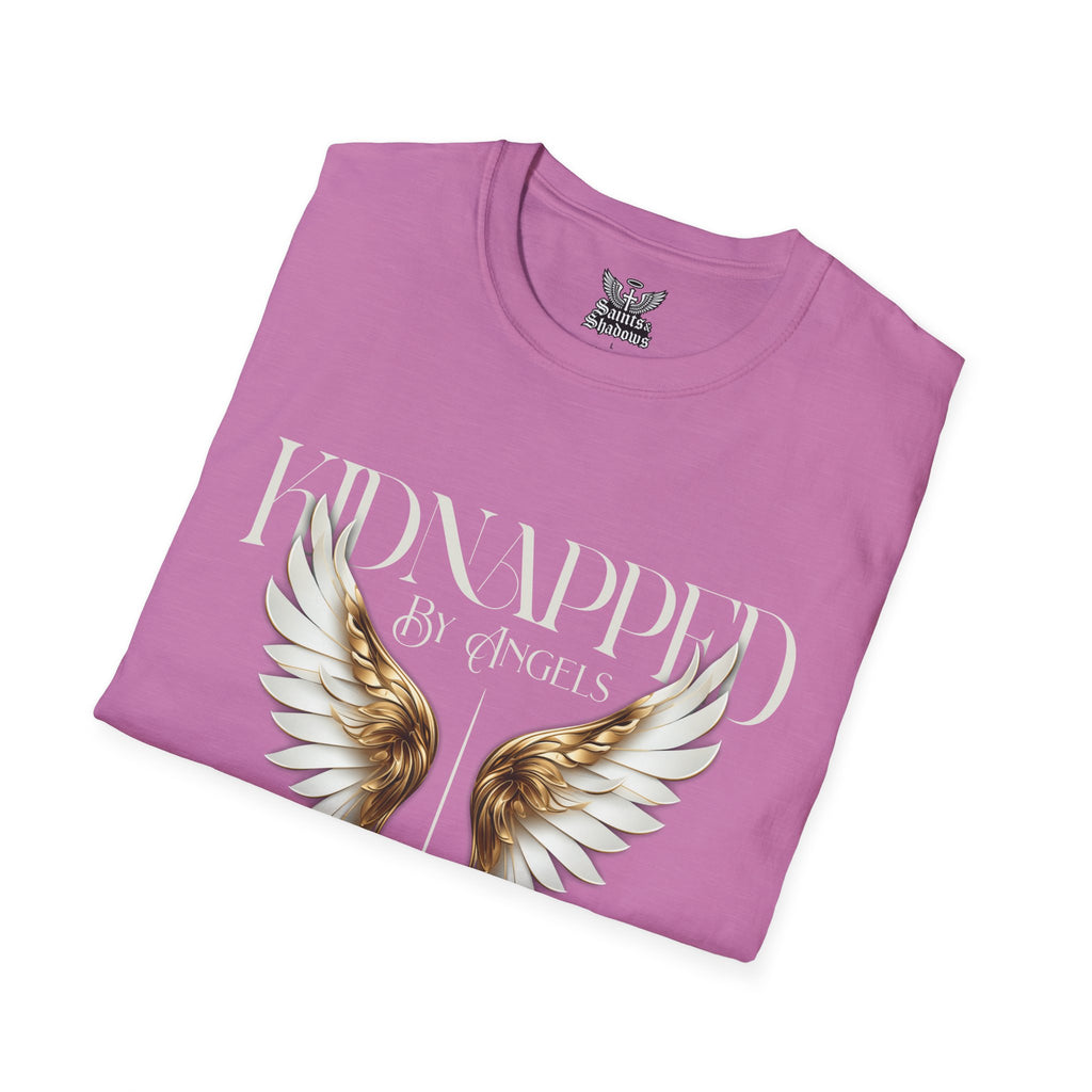 Saints and Shadows - Kidnapped, Angelic Artwork Unisex Softstyle T-Shirt, Casual Wear