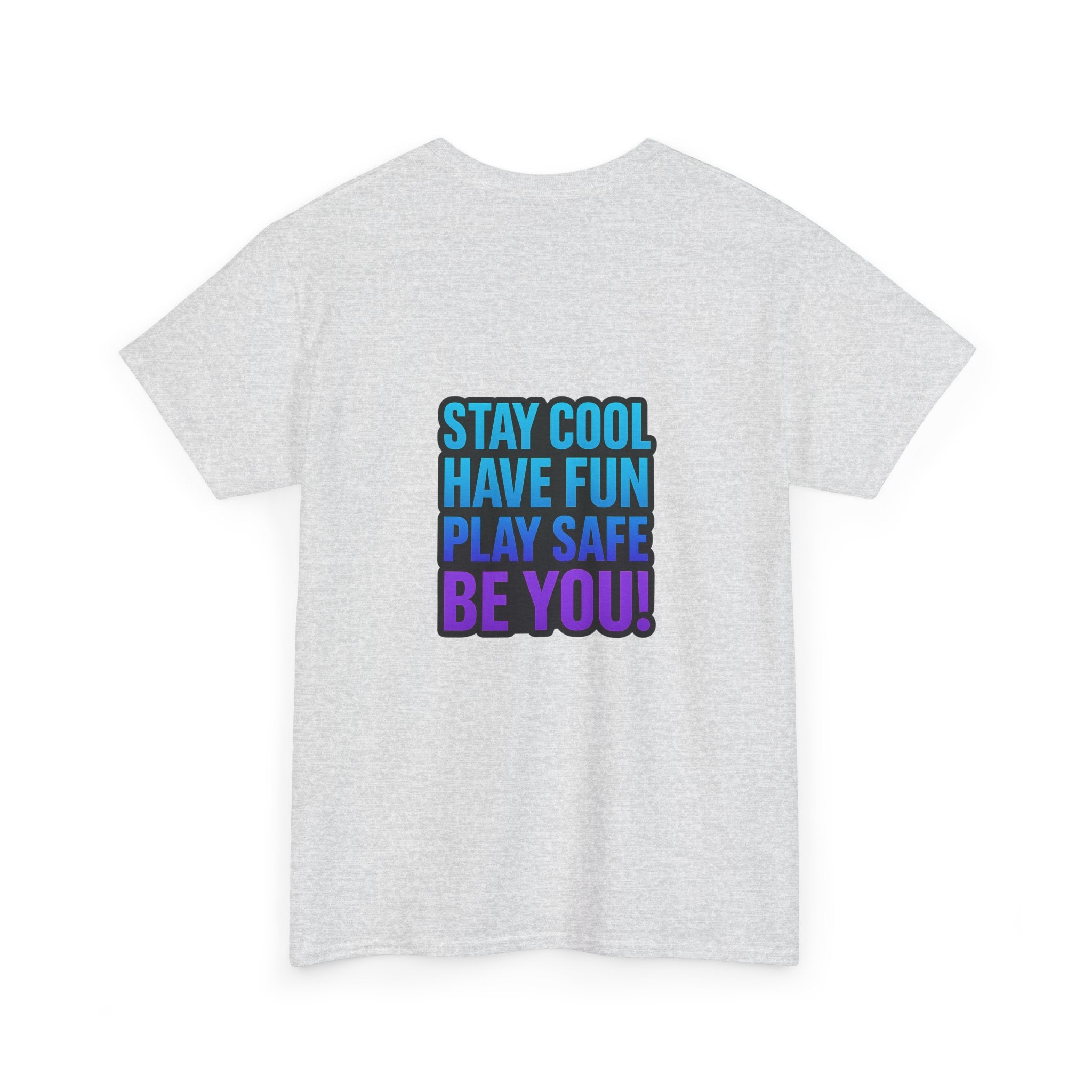 DJ KAT PAWS Surfing Fun T-Shirt | Stay Cool, Have Fun, Play Safe, Be You! | Fun Summer Tee, Gift for Cat Lovers, Beach Vibes