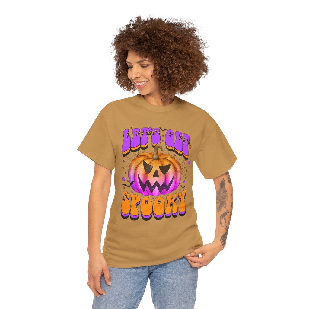Halloween Spooky Pumpkin Tee, Unisex Cotton Shirt, Halloween Costume, Fall Festivities, Trick or Treat