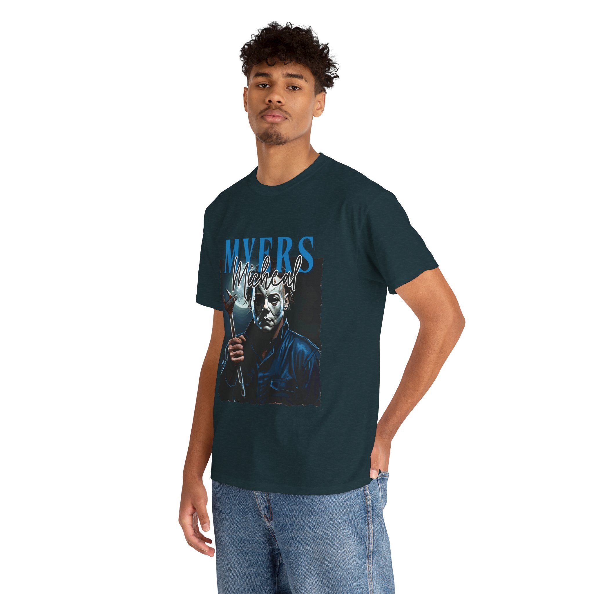 Michael Myers - Horror Graphic Tee, Unisex Cotton Shirt, Halloween Costume, Horror Movie Gift, Spooky T-Shirt, Horror Fan Apparel