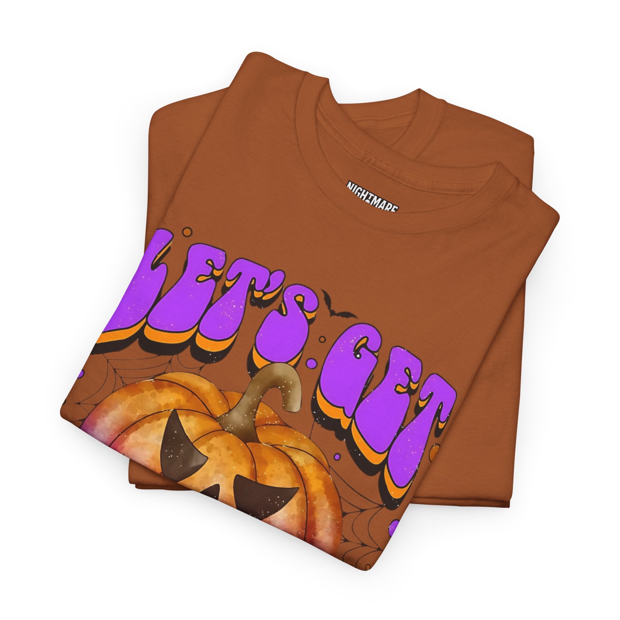 Halloween Spooky Pumpkin Tee, Unisex Cotton Shirt, Halloween Costume, Fall Festivities, Trick or Treat