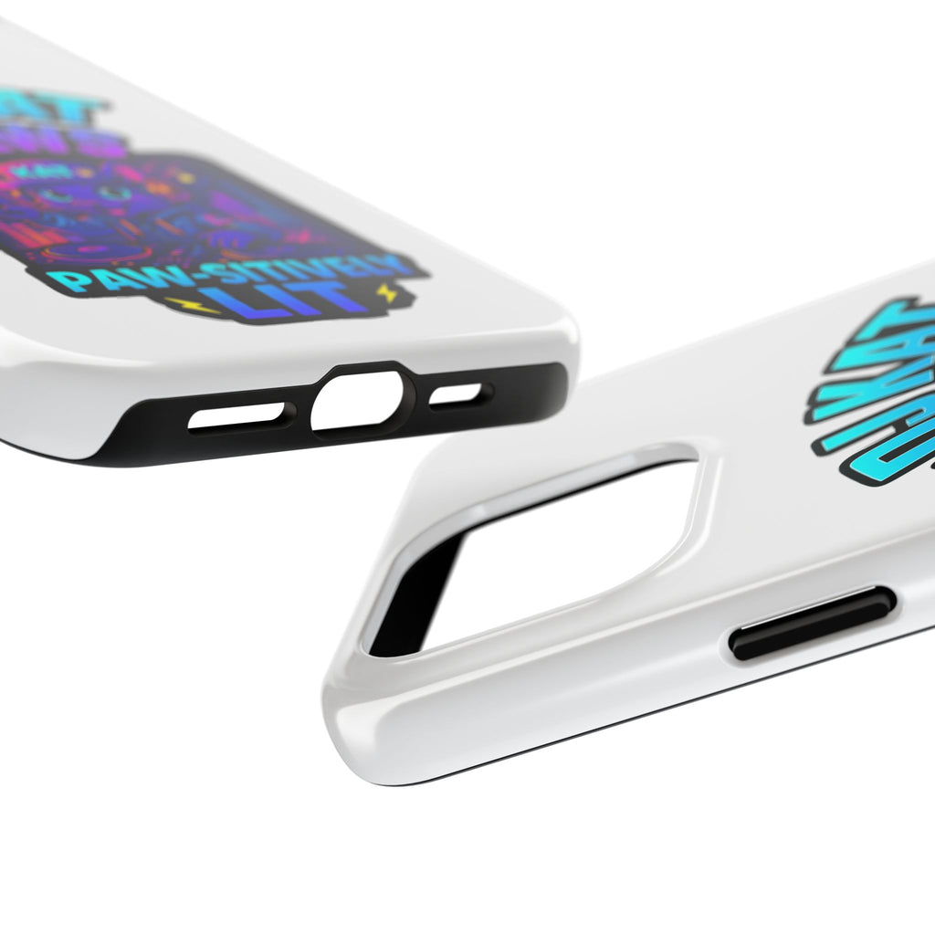 DJ KAT PAWS - Paw-sitively LIT | Tough Phone Cases - Unique Gift for Cat Lovers, Funny Phone Accessory, Music Lover's Case, Pet Owner Present
