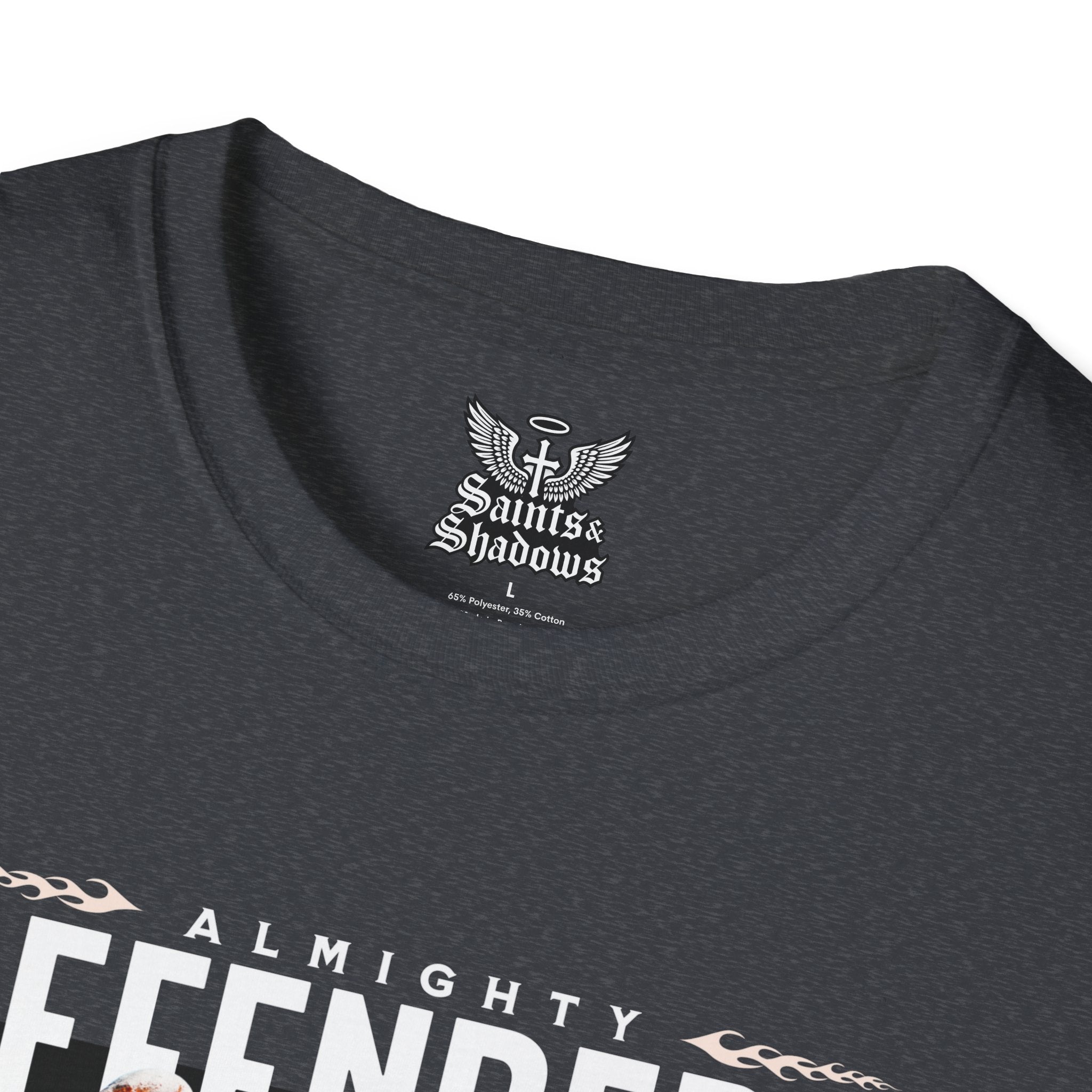 Saints and Shadows - Almighty Defenders, Angelic Artwork Unisex Softstyle T-Shirt, Casual Wear