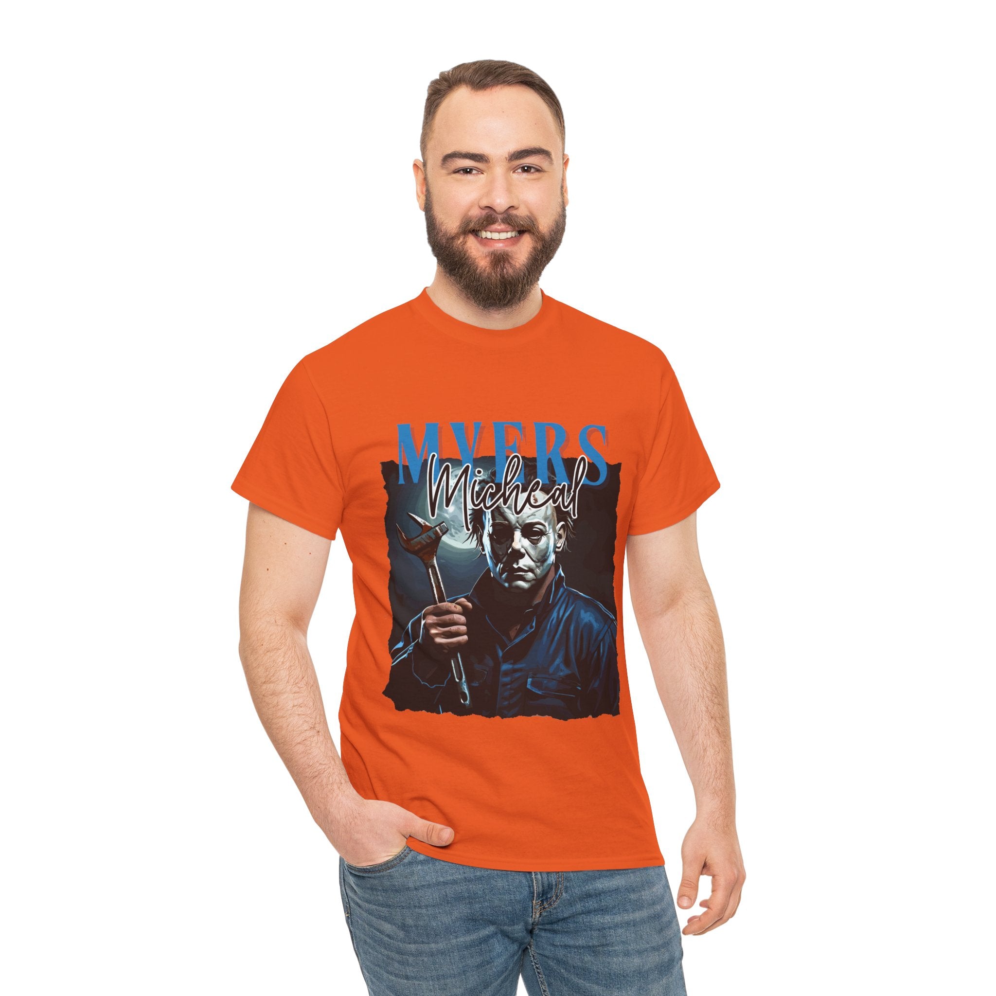 Michael Myers - Horror Graphic Tee, Unisex Cotton Shirt, Halloween Costume, Horror Movie Gift, Spooky T-Shirt, Horror Fan Apparel